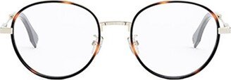 Fendi Eyewear Round Frame Glasses
