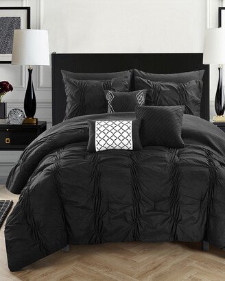 Voni 10Pc Bed In A Bag Comforter Set