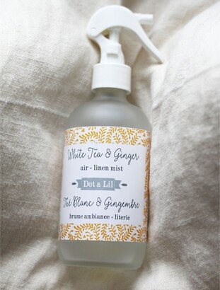 Dot & Lil White Tea & Ginger Air + Linen Mist, 8 oz.