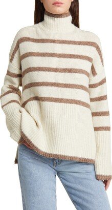Wiona Stripe Turtleneck Sweater