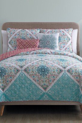 Windsor Reversible Medallion Quilt Set - King