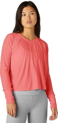 Featherweight Daydreamer Pullover (Sun Kissed Coral Heather) Women's Clothing