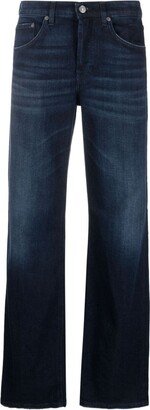 Mid-Rise Wide-Leg Jeans-AA