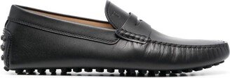 Almond-Toe Leather Loafers