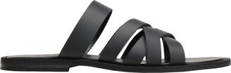 Leather Multi-strap Sandal Sandals Black