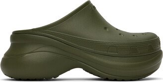 Khaki Crocs Edition Mules