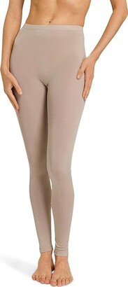 Woolen Silk Base Layer Leggings (Safari) Women's Casual Pants