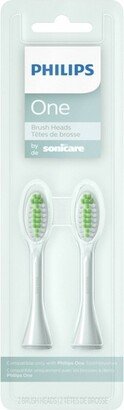 Philips Sonicare Philips One by Sonicare Replacement Electric Toothbrush Head - BH1022/03 - - 2pk