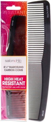 Marceling Carbon Comb High Heat Resistant 8.5 by SalonChic for Unisex - 1 Pc Comb