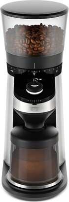 Conical Burr Coffee Grinder with Scale - Black/Silver