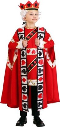 HalloweenCostumes.com X Large Boy Boy's King of Hearts Costume, Black/Red/White