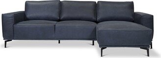 TRP Harlow 2pc Leather Sectional Sofa