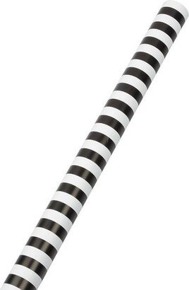 JAM Paper & Envelope 2ct Striped Gift Wrap Rolls Black/White