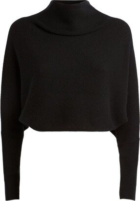 Wool-Cashmere Cropped Ridley Sweater