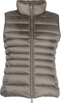 Lynn high-neck gilet