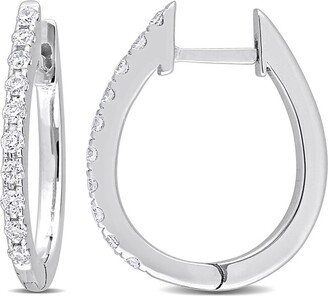 Diamond Select Cuts 14K 1.02 Ct. Tw. Diamond Hoops