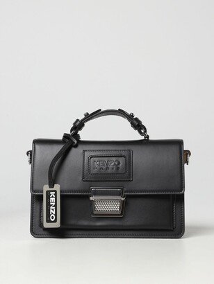 Rue Vivienne leather bag with embossed logo