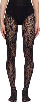 Black Snake Lace Tights