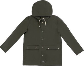 Woo Di Giulia Petronella Fisher Raincoat - Green