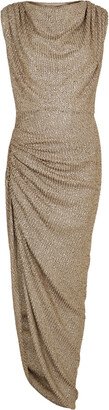 Floriste Sequin Asymmetric Maxi Dress