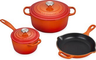 5-Piece Signature Cast Iron Cookware Set