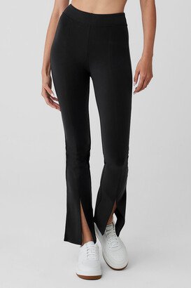 Airbrush 7/8 High Waist Flutter Legging in Black, Size: 2XS |