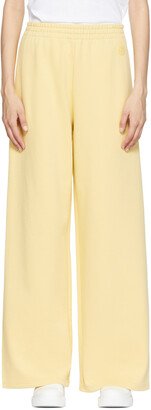 Yellow Wide Leg Lounge Pants