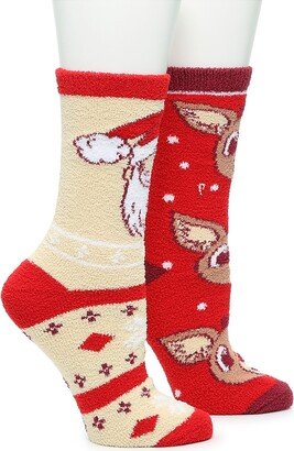 Rudolph Crew Socks 2 Pack-AA