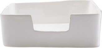 Lastra White Dinner Napkin Holder