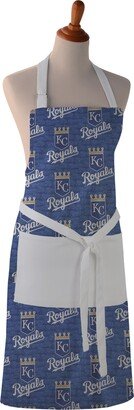 Kc Royals Prints Cotton Apron - Kitchen Cooking Bbq Full & Half Customizable Homemade Large Pocket