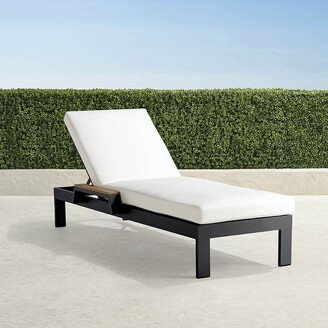 Calhoun Aluminum Chaise in Matte Black Finish