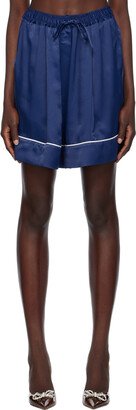 Navy Pastelle Pyjama Shorts