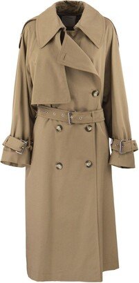 Double-breasted Belted Coat-AO