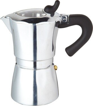 World of Flavours Italian Espresso Coffee Maker Six Cup 300ml Silver