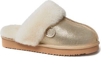 FIRESIDE BY DEARFOAMS Sydney Genuine Shearling Scuff Slipper