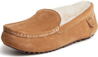 Women's Fireside Water Resistant Indoor/Outdoor Genuine Shearling Mel Moccasin Slipper