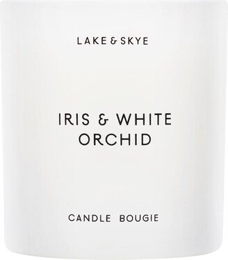 Iris and White Orchid Candle