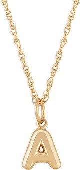 Initial Pendant Necklace in 14K Yellow Gold, 18 - 100% Exclusive