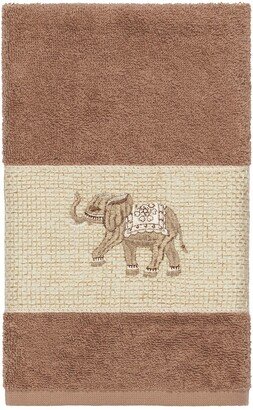 Quinn Embellished Hand Towel - Latte