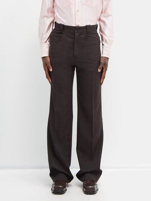 High-rise Wool Straight-leg Suit Trousers