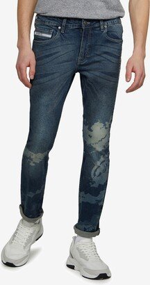 Ecko Unltd Men's Skinny Fit Rhino Wrap Stretch Jeans