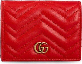 GG Marmont Quilted Card Case Wallet