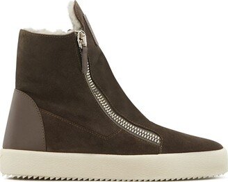 Effie high-top suede sneakers