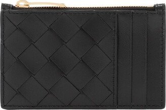 Intrecciato Zipped Cardholder