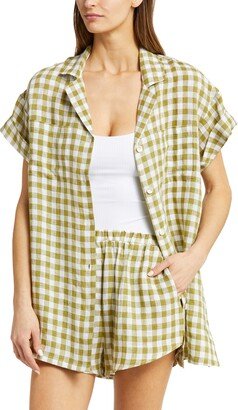 Playa Pocket Linen Cover-Up Tunic