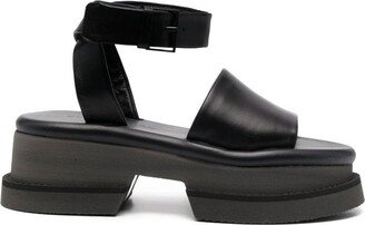 Ankle-Strapped Platform Sandals-AB