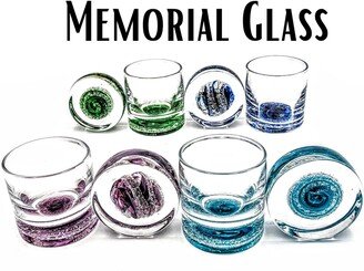 Memorial Glass, Cremation Ashes, Pet, Bereavement, Ashes Keepsake, Cremate Glass Pet Ashes in Glass, Pet Loss & Urns