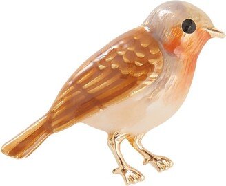 Fable England Fable Enamel Robin Brooch