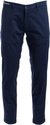 Straight-Leg Tailored Trousers-FU