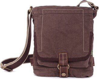 THE SAME DIRECTION Atona Classic Flap Canvas Crossbody Bag